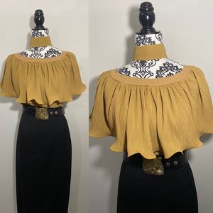 Caramel Choker Top